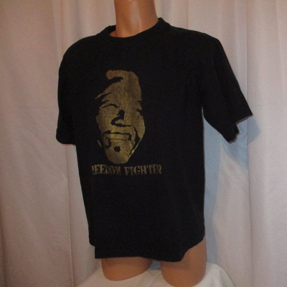 Freedom Fighter Nelson Mandela T Shirt XL Black - Picture 4 of 7